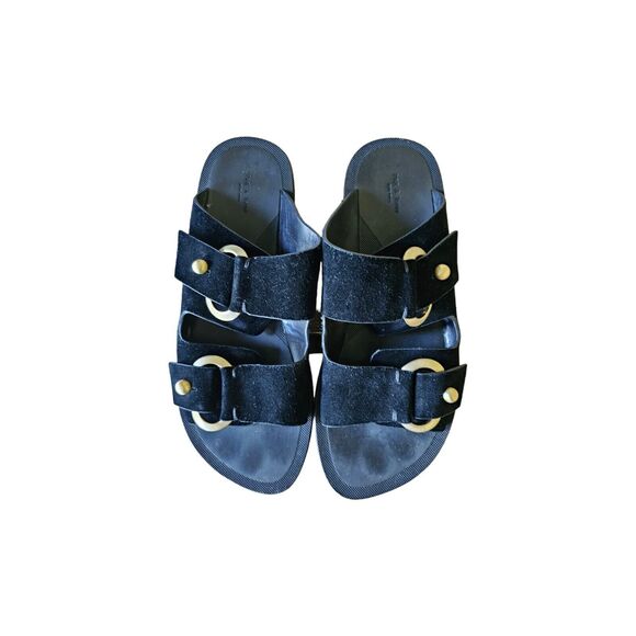 Rag &‎ Bone Avost Sandal Black Leather 38 - Picture 4 of 6